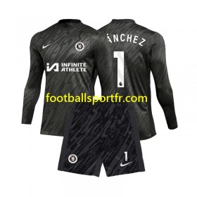 Tenue Chelsea Robert Sanchez 1 Gardien Enfant Exterieur 2024-2025 Maillot de Foot ML